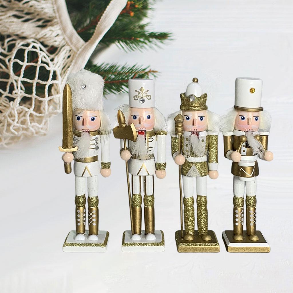 Nutcracker Figurine - 4 figuras de cascanueces de 18