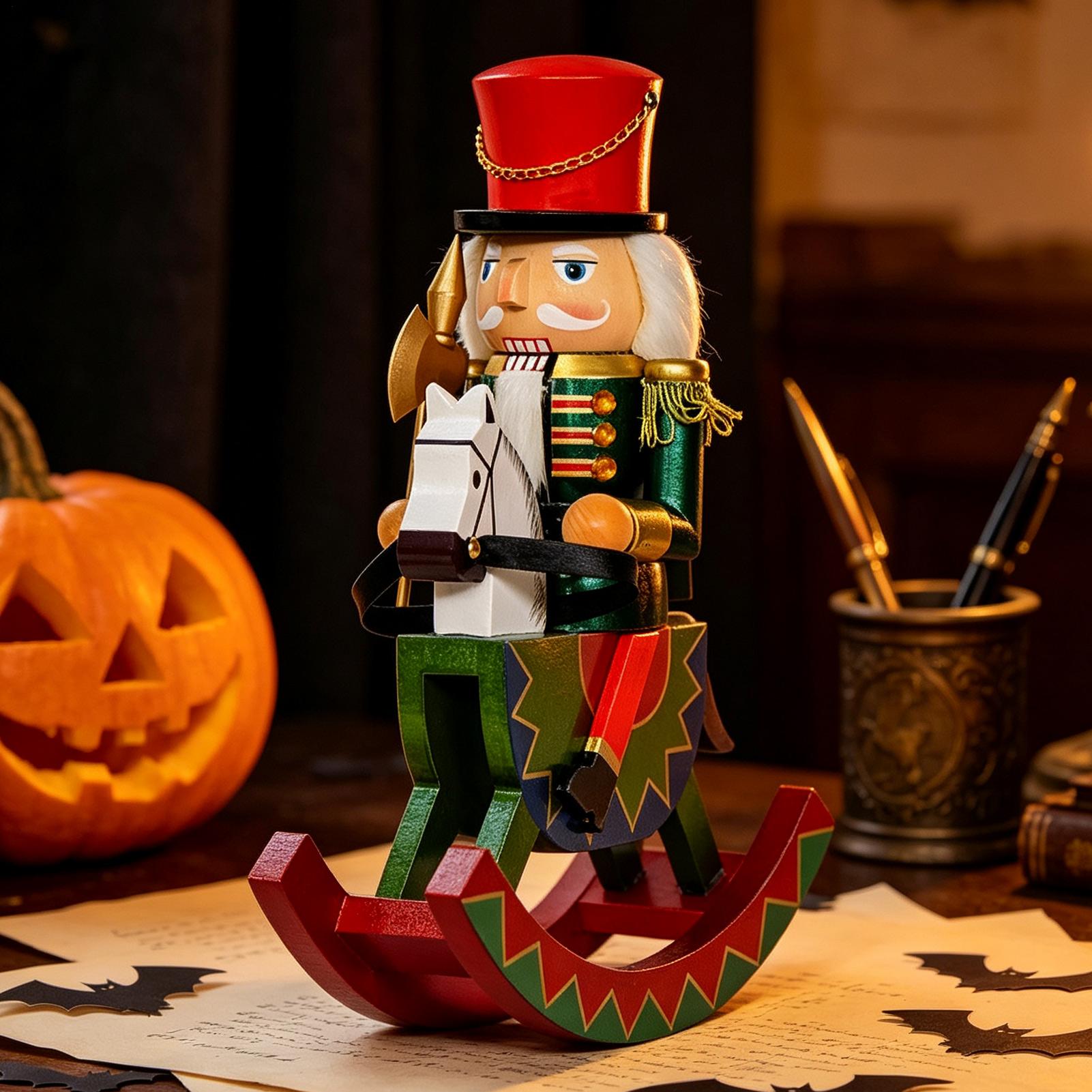 Nutcracker Figurine - Adornos de Cascanueces Navideños Vintage, Decoración