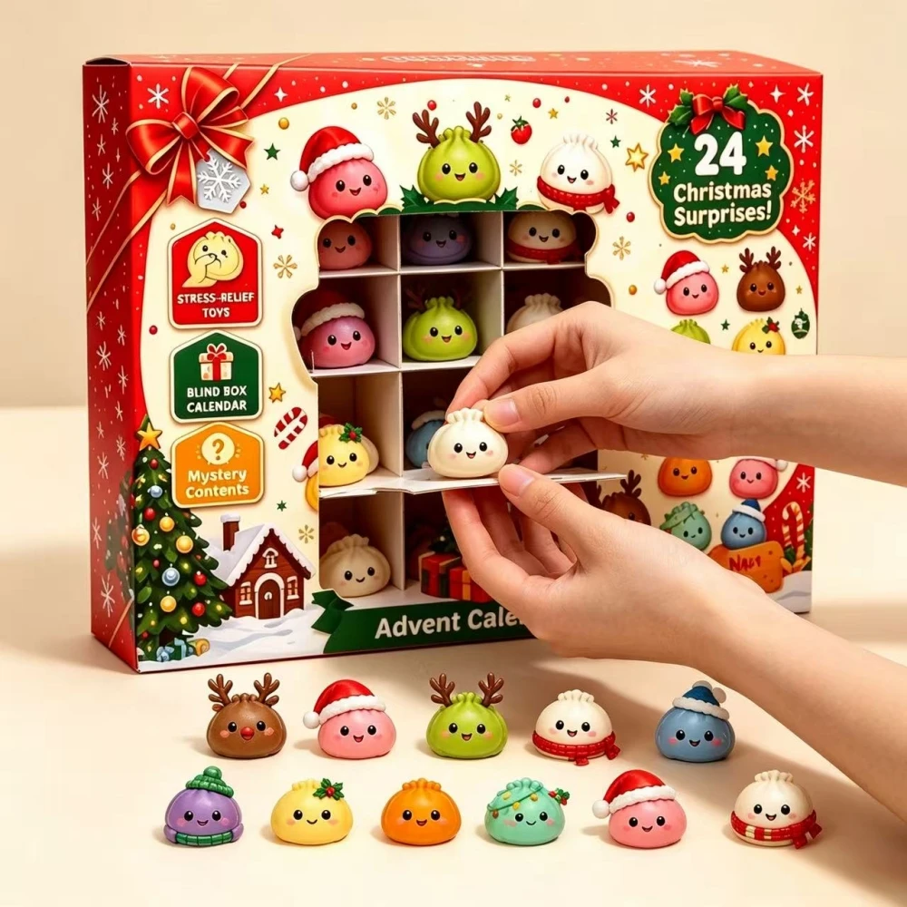 Advent Calendar Gift - Adorable Calendario de Adviento de Dumplings