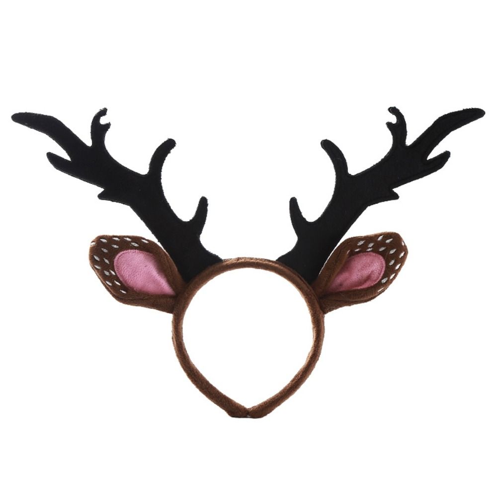 Reindeer Antlers Headband - Diadema Navideña Brillante de Moda con