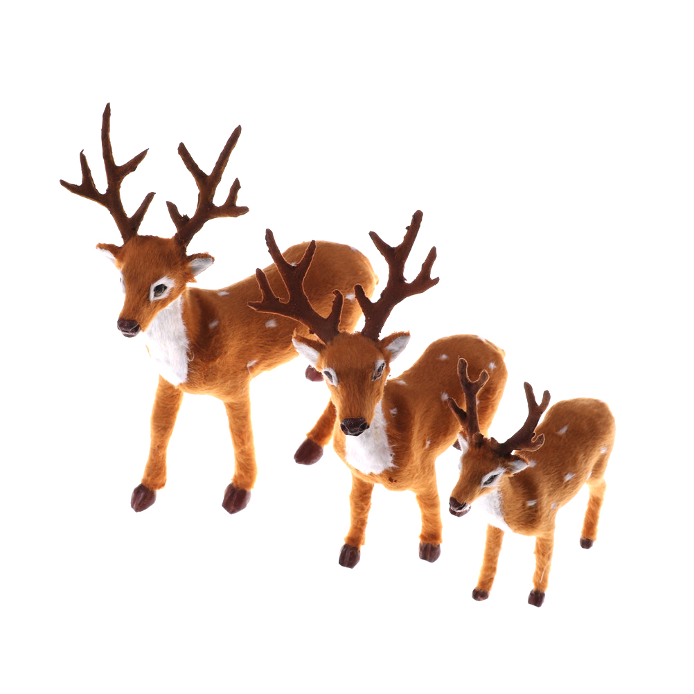 Nutcracker Figurine - Reno de peluche de simulación de