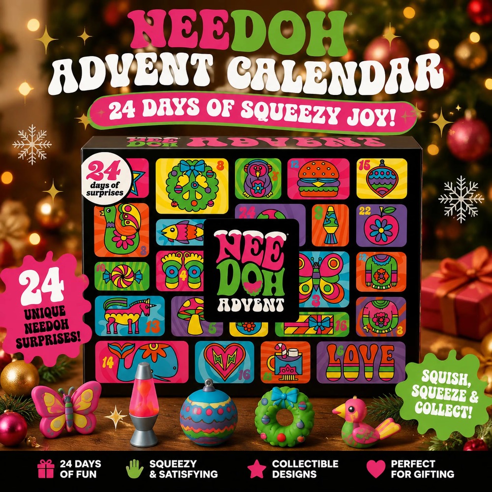Advent Calendar Gift - Calendario de Adviento NeeDoh 2026, Cuenta