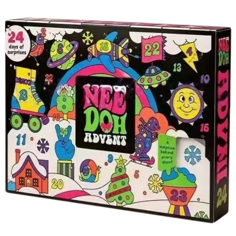 Advent Calendar Gift - Calendario de Adviento NeeDoh 2026, Muñeco