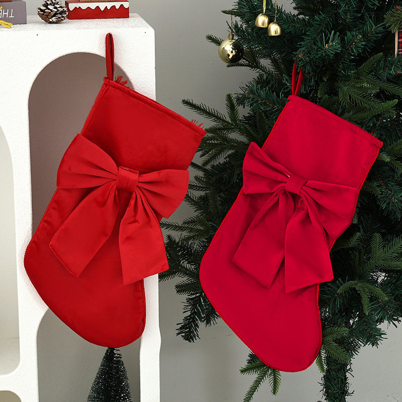 1 pieza de calcetines navideño - Christmas Stocking Hanging reseña y precio