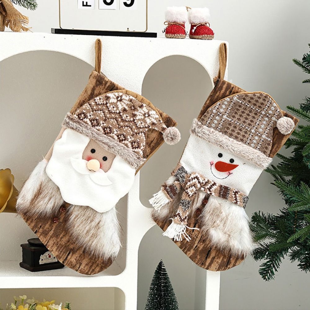 Calcetines Navideños de Dibujo - Christmas Stocking Hanging reseña y precio
