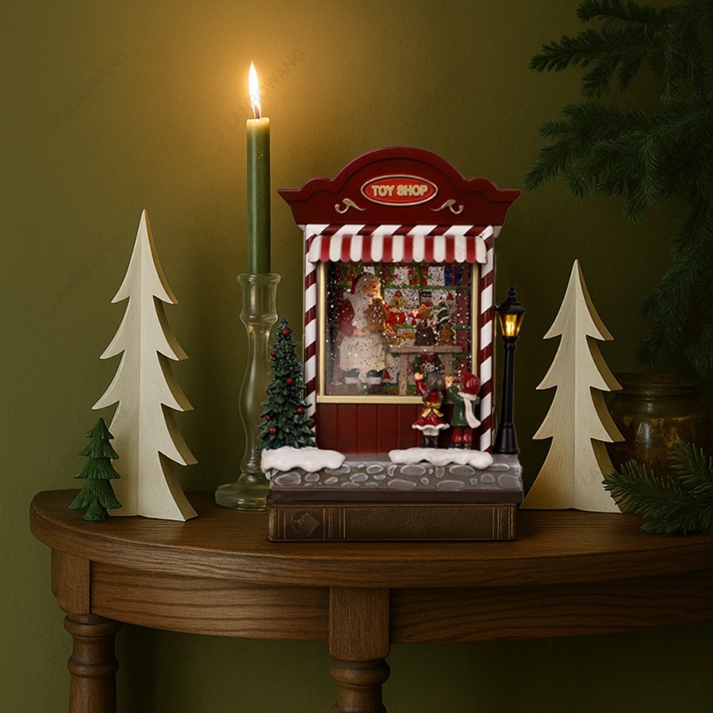 Lámpara de Viento con Caja Mus - Snow Globe Musical reseña y precio