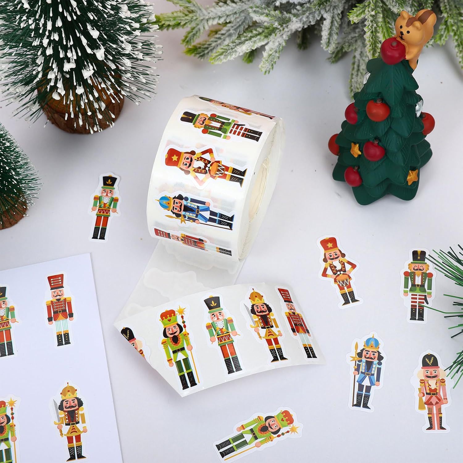 1000 Uds (1 rollo) rollo de pe - Nutcracker Figurine reseña y precio