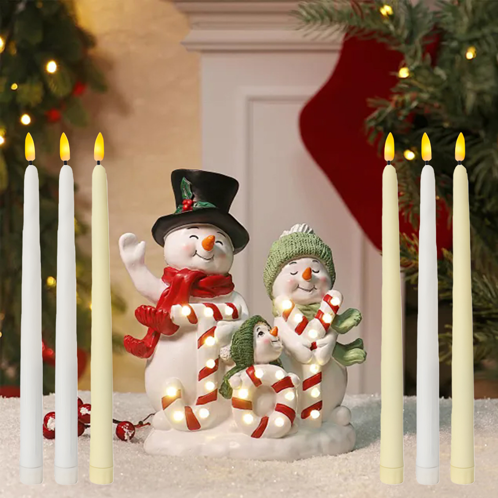 Juego de 6 Velas LED sin Llama - Holiday Candle Set reseña y precio