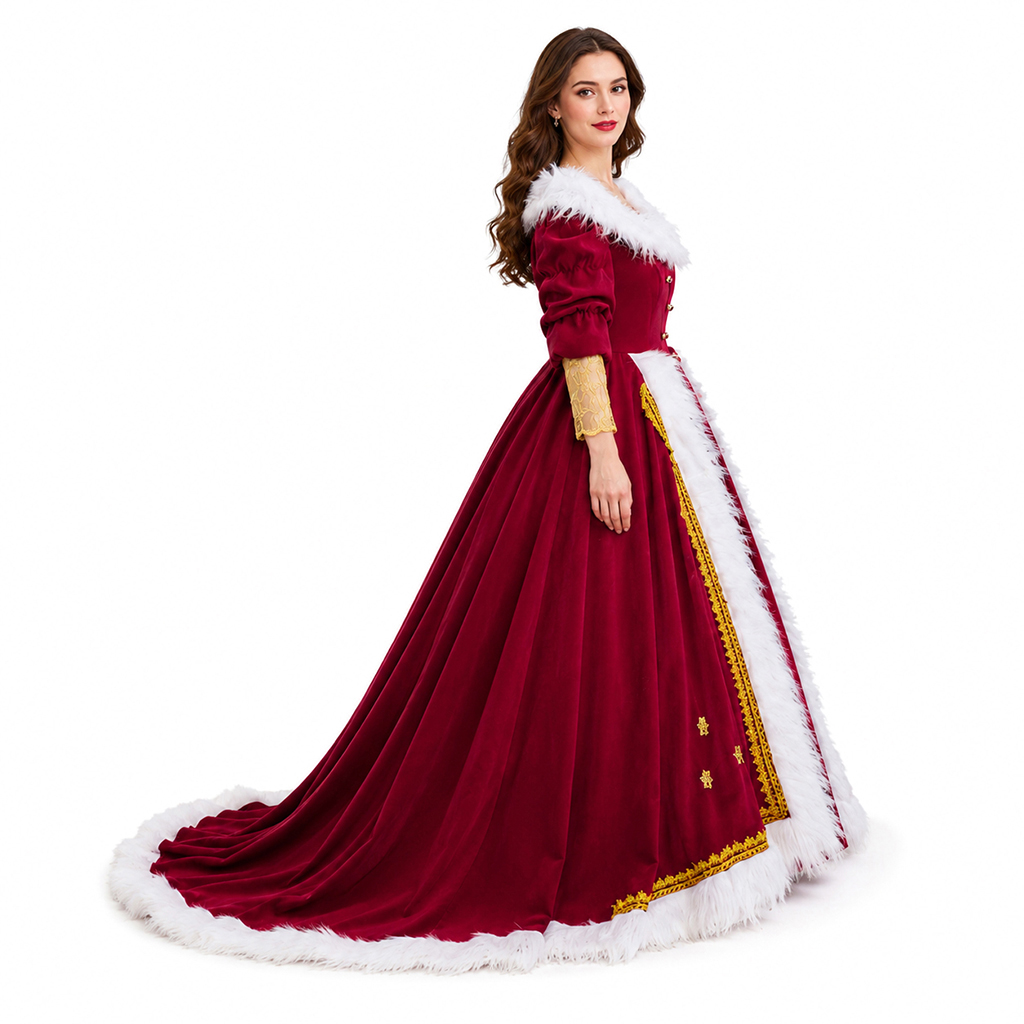 Disfraces de Lujo de Mamá Noel - Elf Costume Christmas reseña y precio