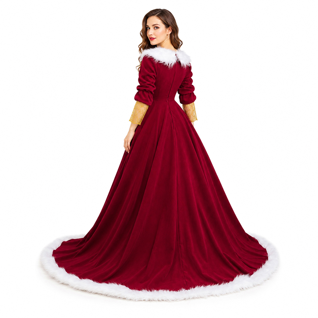 Disfraces de Lujo de Mamá Noel - Elf Costume Christmas reseña y precio