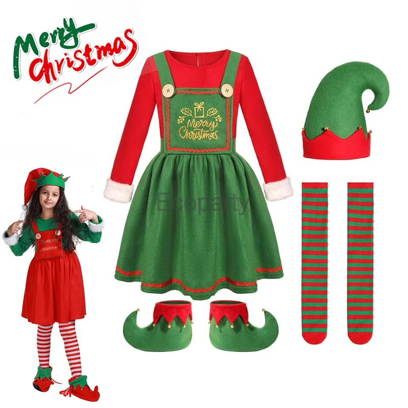 Disfraz de Papá Noel de Navida - Elf Costume Christmas reseña y precio