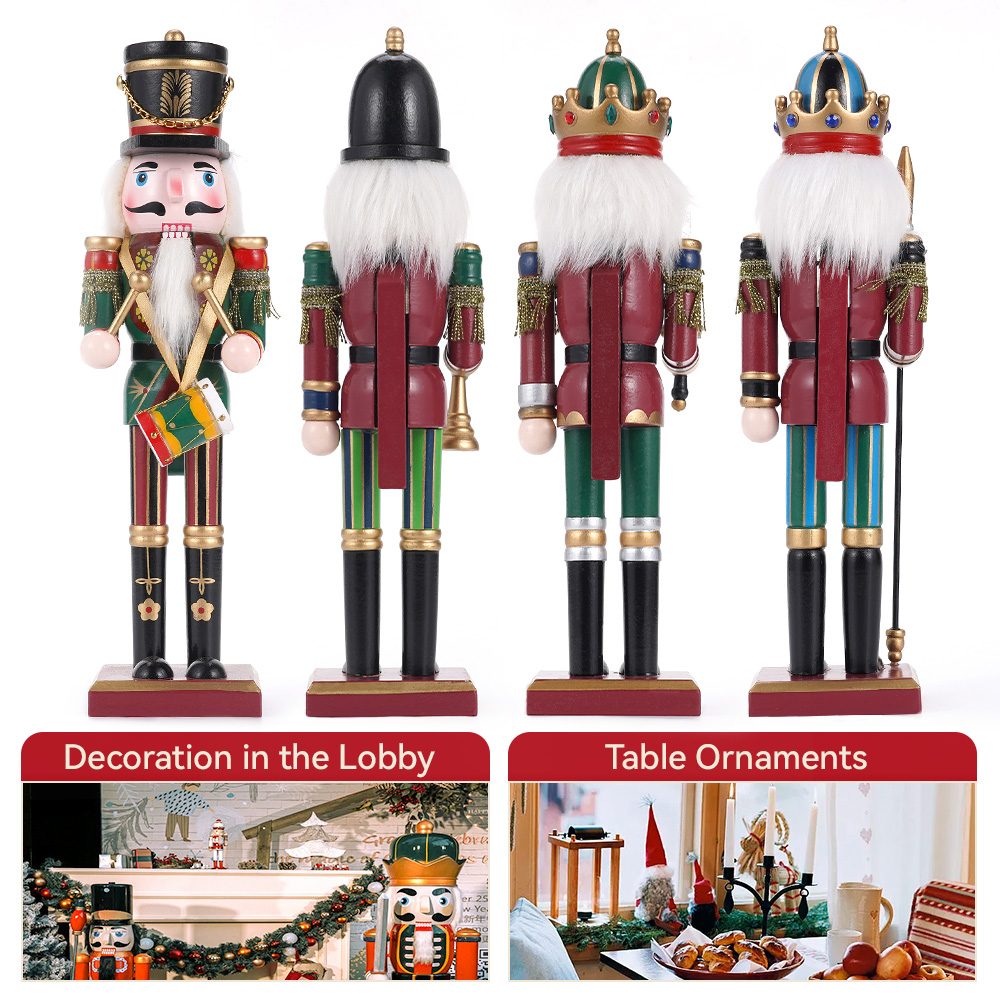 Cascanueces de madera de 30CM, - Nutcracker Figurine reseña y precio