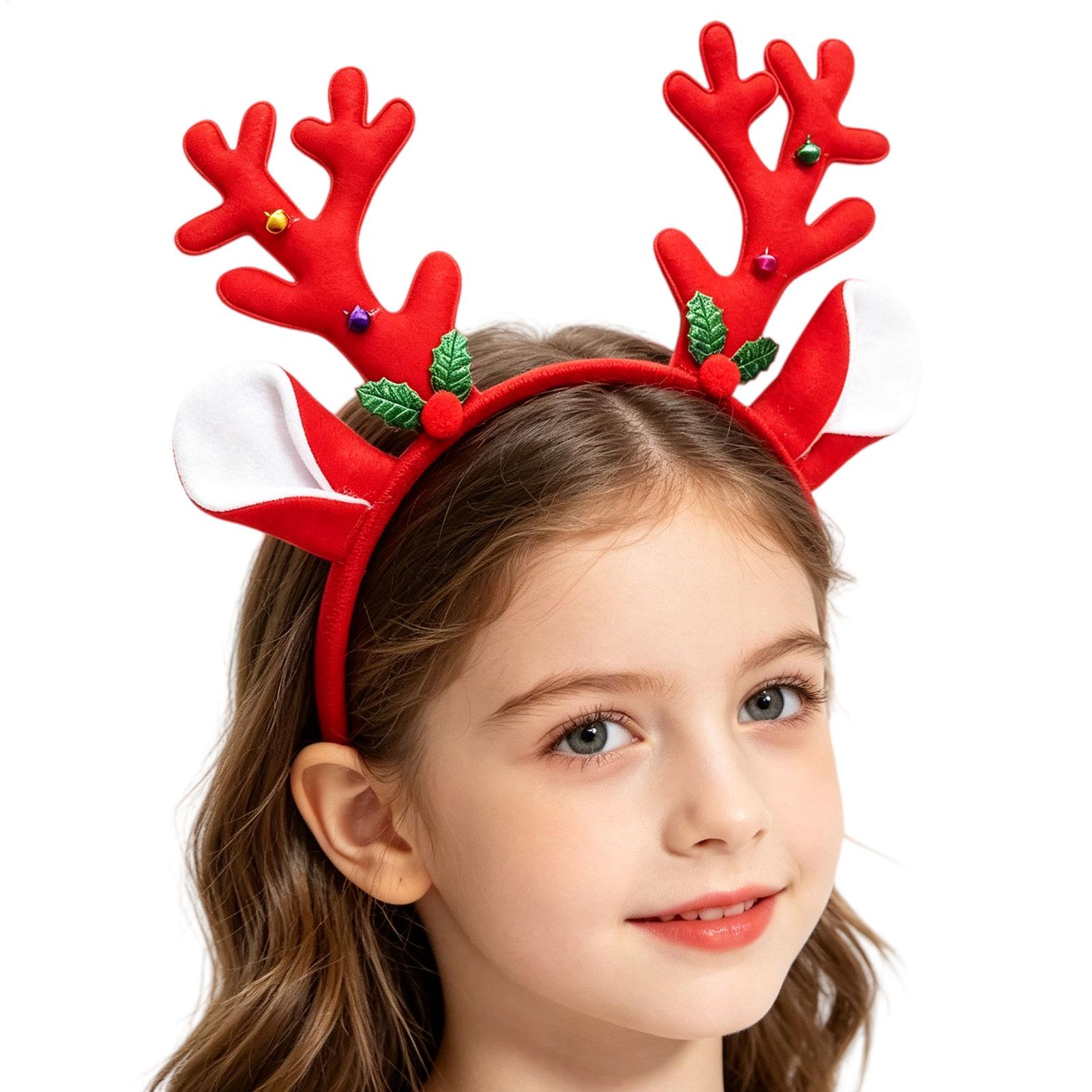 Diadema de astas de reno para  - Reindeer Antlers Headband reseña y precio