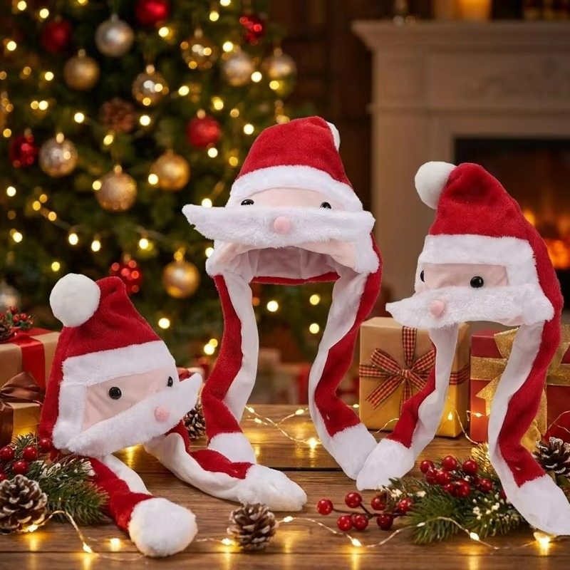 Divertido sombrero navideño de - Santa Hat Plush reseña y precio