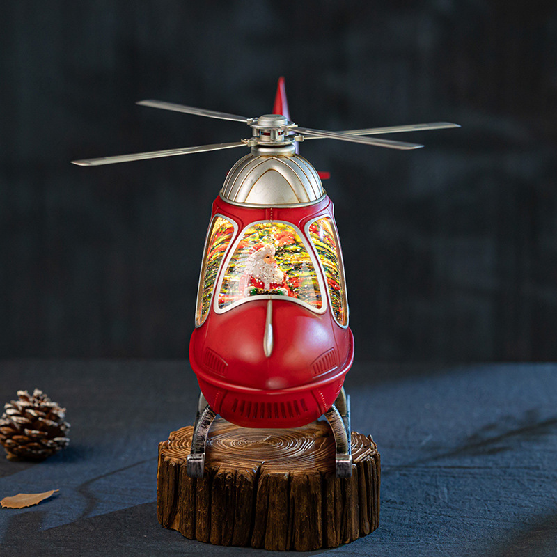 Caja Musical de Helicóptero Na - Snow Globe Musical reseña y precio