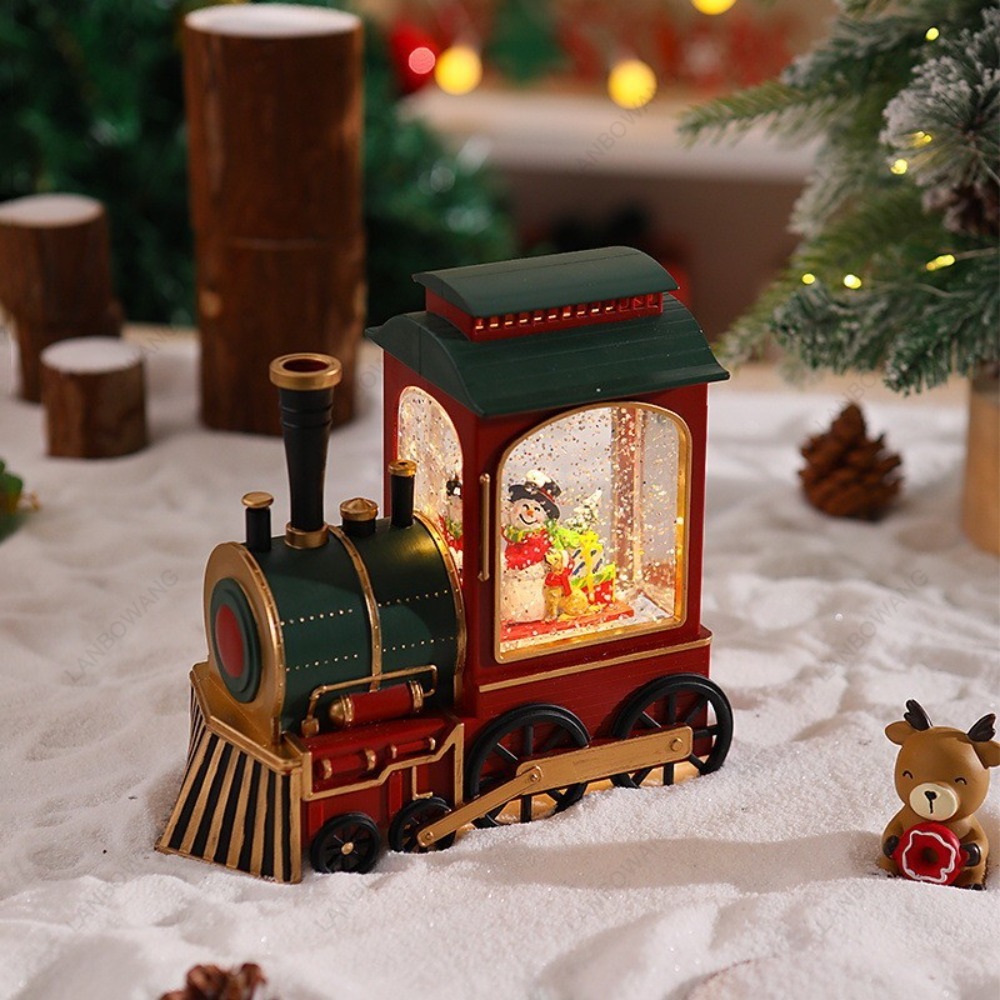 Adorno navideño con forma de l - Snow Globe Musical reseña y precio