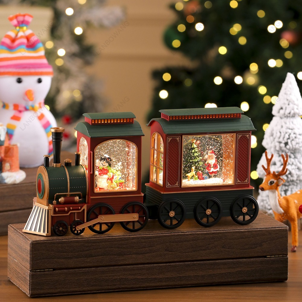 Adorno navideño con forma de l - Snow Globe Musical reseña y precio